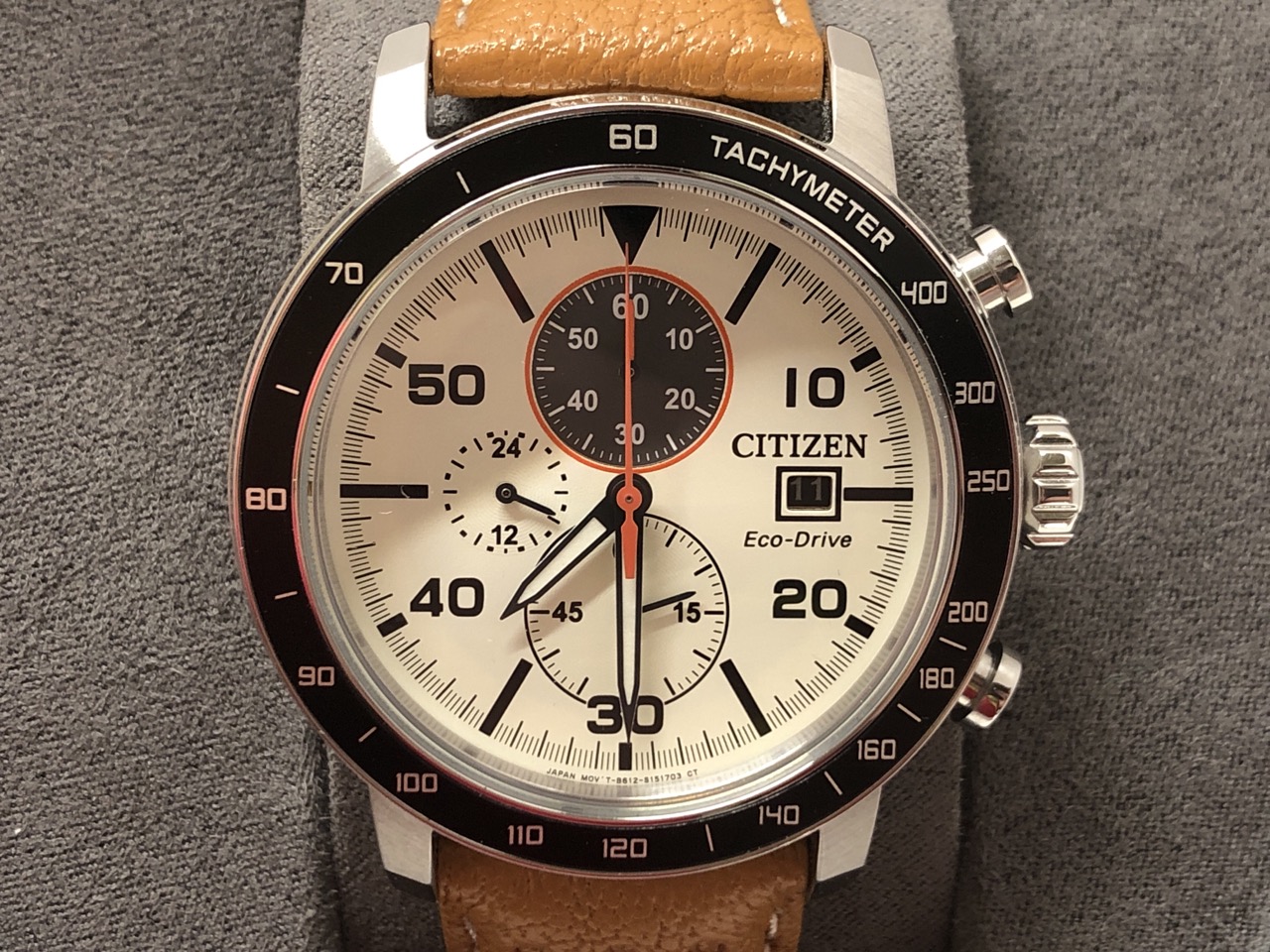 Lot 612  
            Edinburgh SR24 - Delivery Only 

                
CITIZEN MENS ECO-DRIVE BRYCEN CHRONOGRAPH WATCH: LOCATION - F RACK
