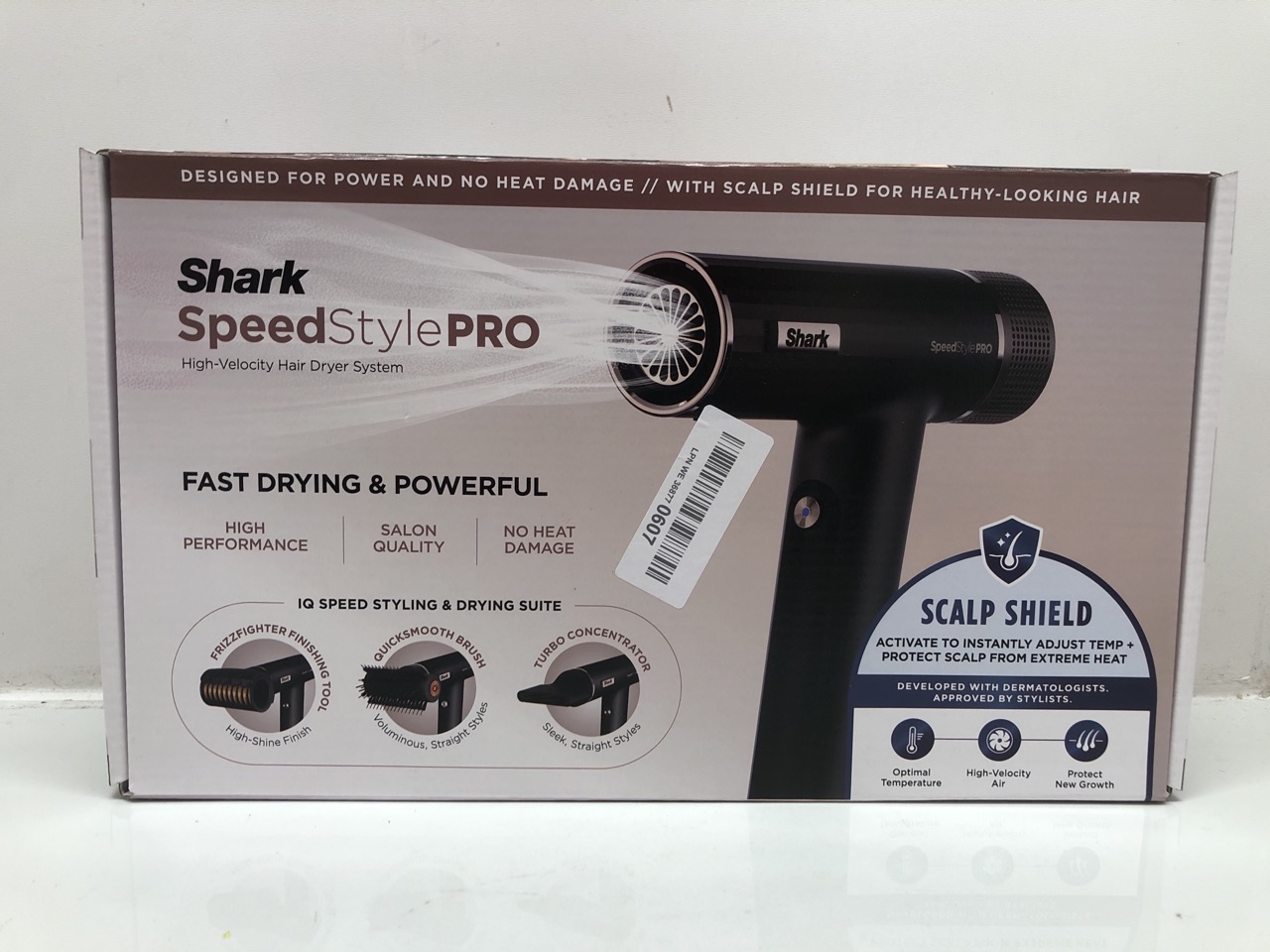 Lot 731  
            Edinburgh SR24 - Delivery Only 

                
SHARK SPEEDSTYLE PRO HAIR DRYER, HIGH PERFORMANCE HIGH-VELOCITY HAIR DRYER FOR ST...
