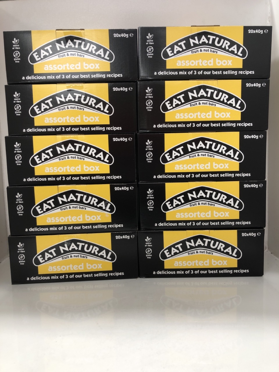 Lot 732  
            Edinburgh SR24 - Delivery Only 

                
10 X EAT NATURAL FRUIT & NUT MIX BARS ASSORTED BOX 20 X 40G ITEMS MAY BE BEST BEF...