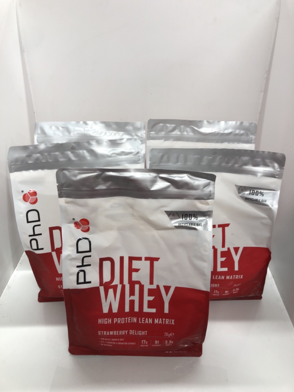 Lot 760  
            Edinburgh SR24 - Delivery Only 

                
5 X PHD NUTRITION DIET WHEY LOW CALORIE PROTEIN POWDER, LOW CARB, HIGH PROTEIN LE...