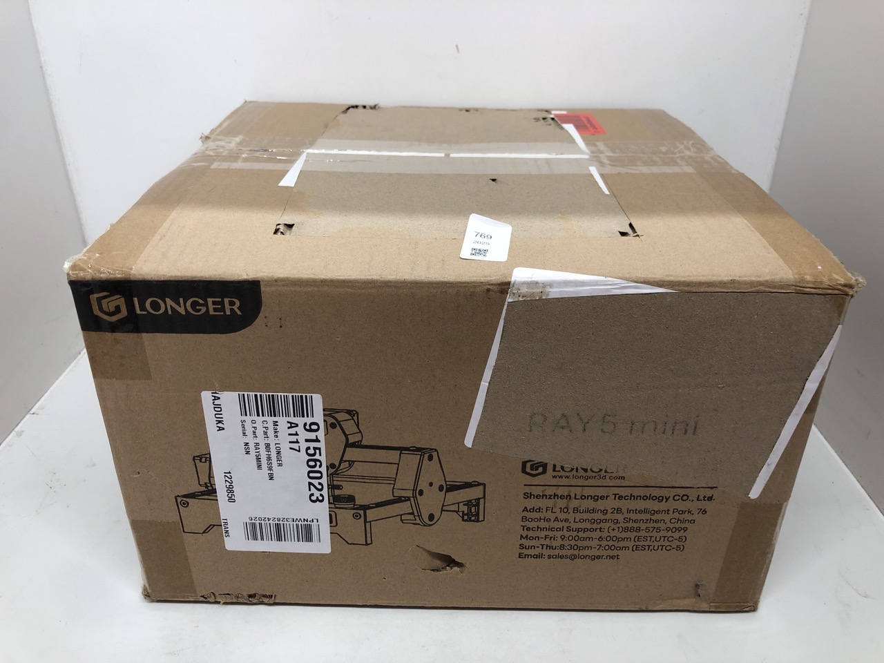 Lot 769  
            Edinburgh SR24 - Delivery Only 

                
LONGER RAY 5 MINI 18+ ID REQUIRED: LOCATION - G RACK