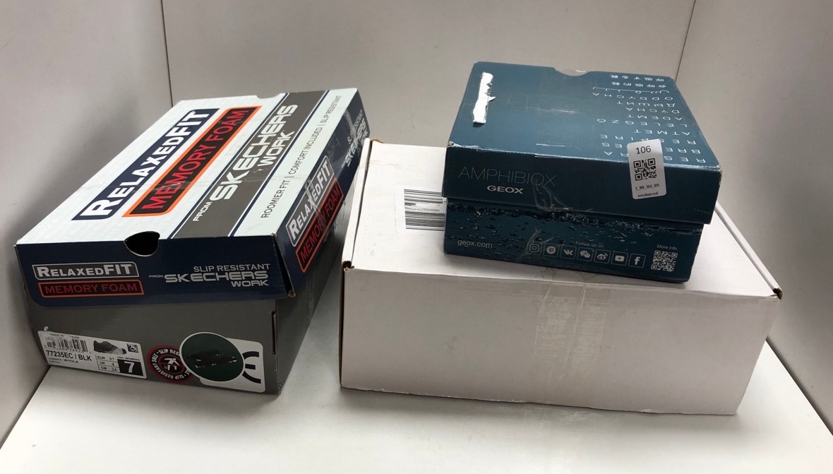 Lot 106  
            Edinburgh SR34 - Delivery Only 

                
QUANTITY OF CLOTHING & APPAREL ITEMS TO INCLUDE SKECHERS WOMEN'S NAMPA WYOLA SNEA...