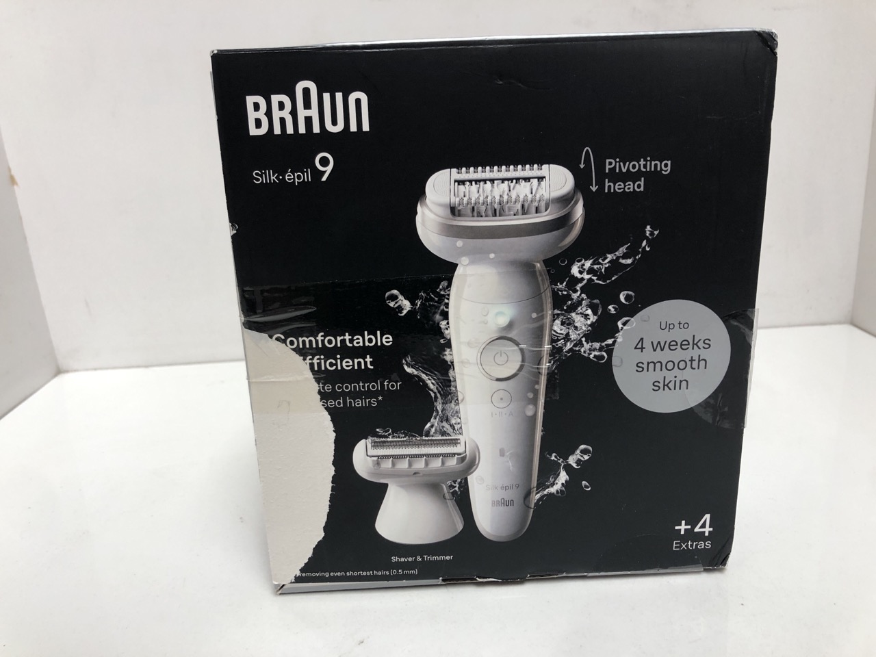 Lot 11  
            Edinburgh SR34 - Delivery Only 

                
BRAUN SILK-ÉPIL 9 EPILATOR WITH PIVOTING HEAD, BRAUN EPILATOR FOR WOMEN, EASY HAI...