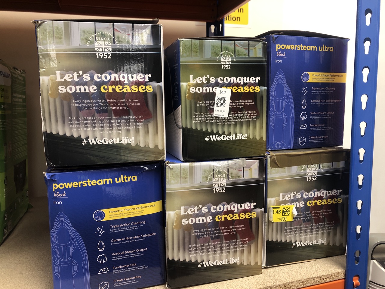 Lot 142  
            Edinburgh SR34 - Delivery Only 

                
QUANTITY OF KITCHEN & APPLIANCES ITEMS TO INCLUDE RUSSELL HOBBS PEARL GLIDE STEAM...