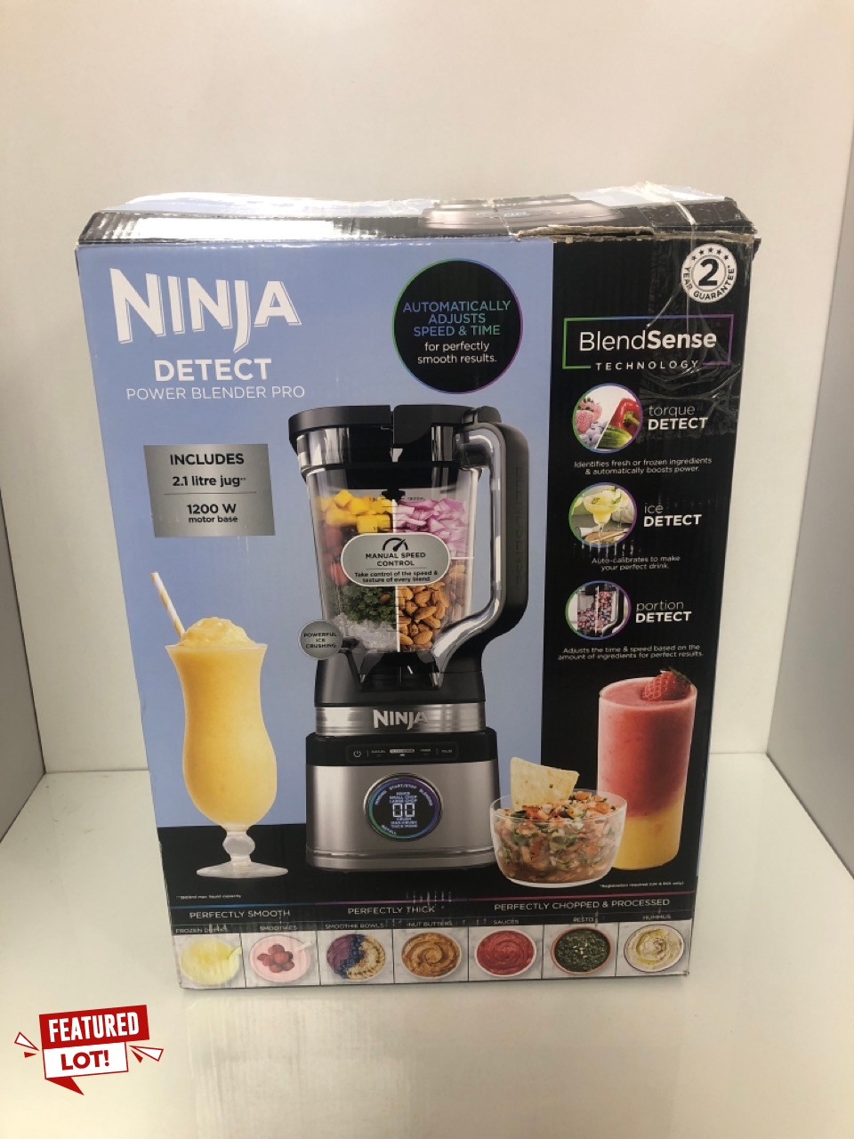 Lot 152  
            Edinburgh SR34 - Delivery Only 

                
NINJA DETECT POWER BLENDER PRO ORIGINAL RRP £240:: LOCATION - A