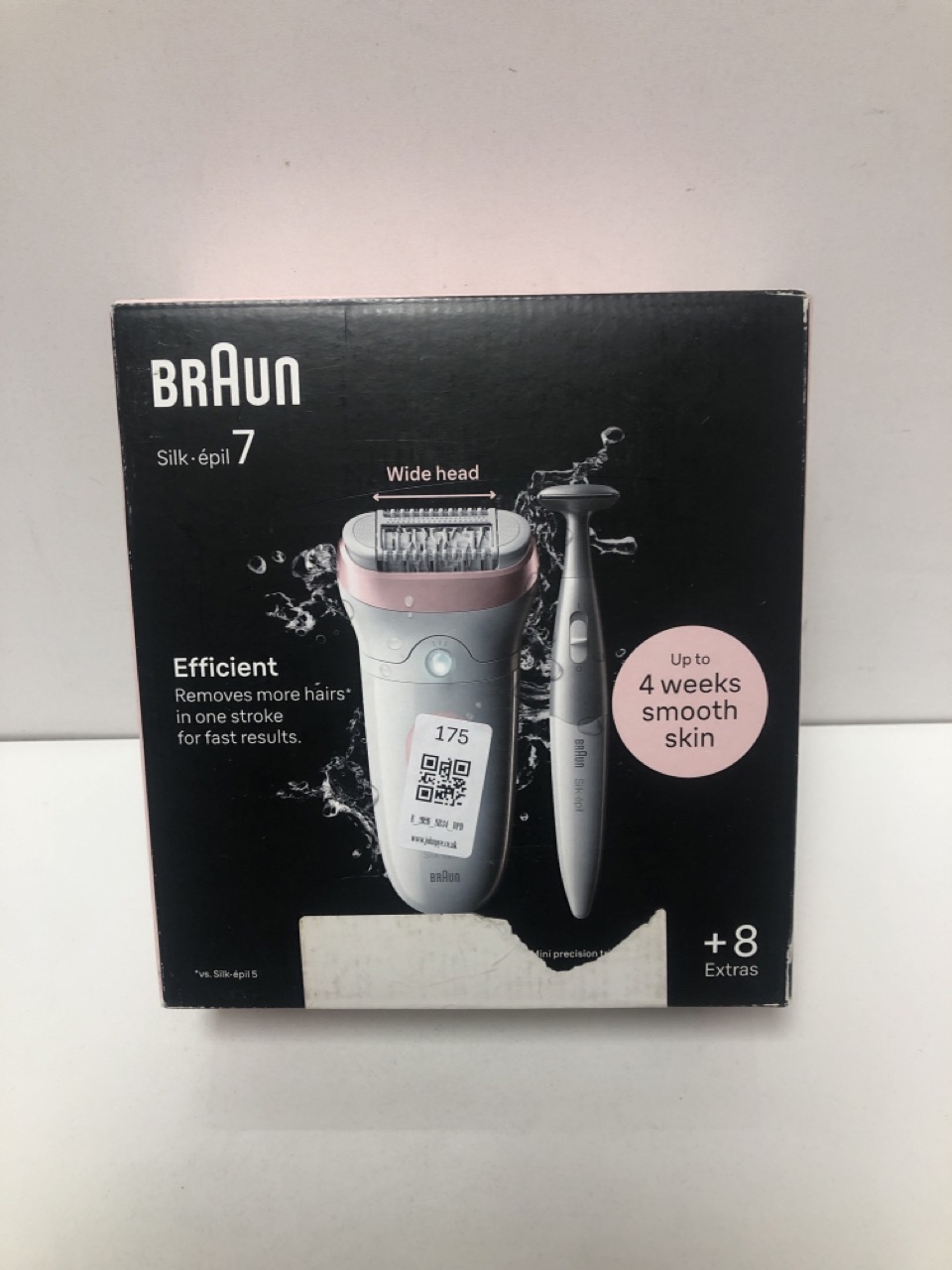 Lot 175  
            Edinburgh SR34 - Delivery Only 

                
BRAUN SILK-EPIL 7 WOMEN'S EPILATOR :: LOCATION - A