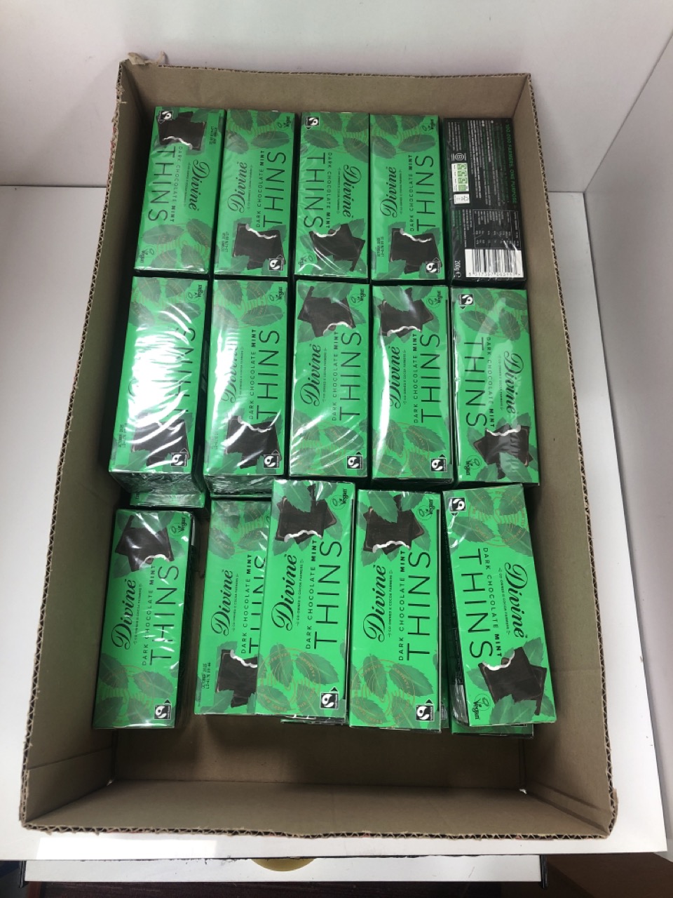 Lot 212  
            Edinburgh SR34 - Delivery Only 

                
QUANTITY OF FOOD & DRINK ITEMS TO INCLUDE DIVINE FAIRTRADE CHOCOLATE AFTER DINNER...