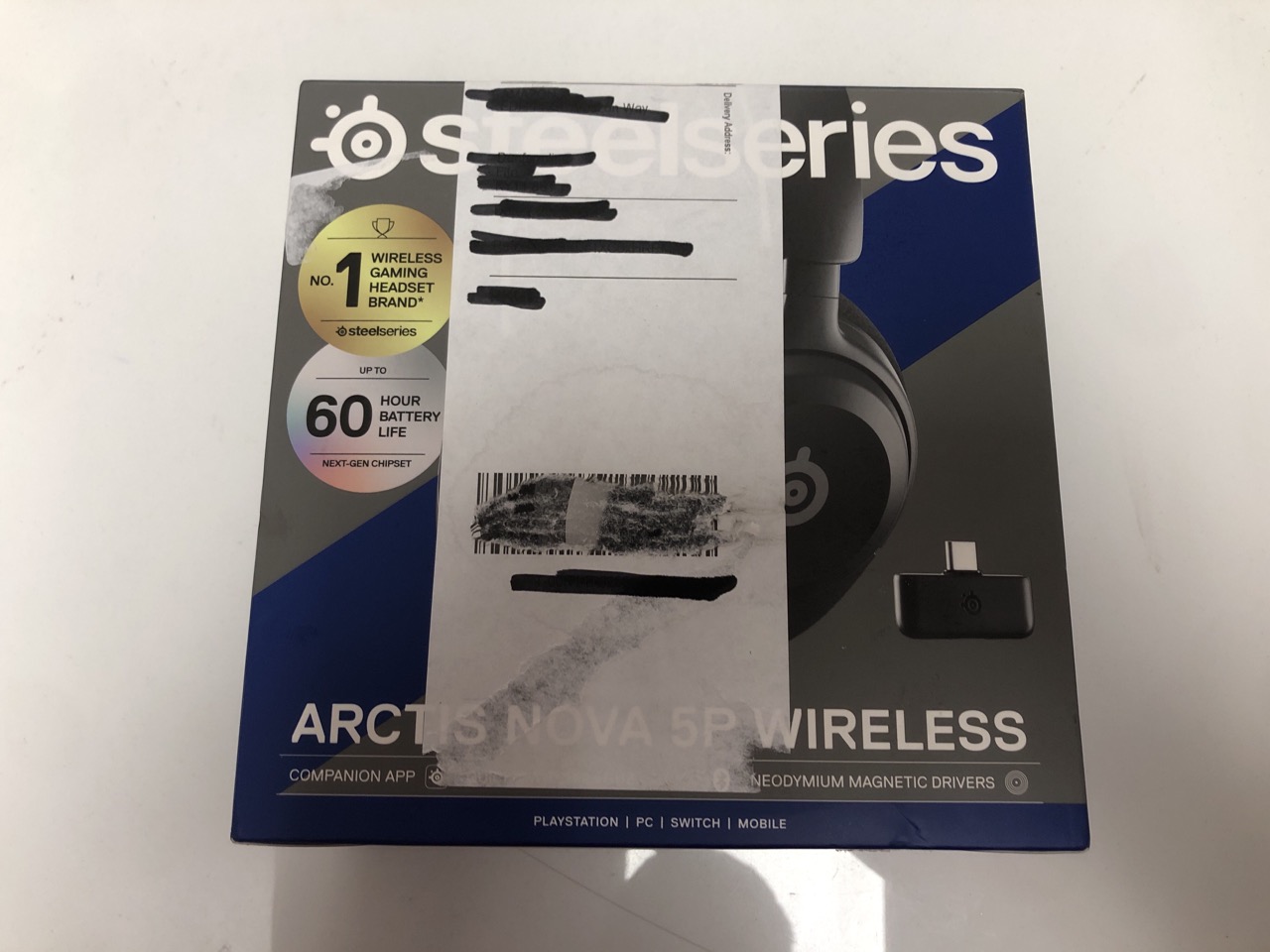 Lot 24  
            Edinburgh SR34 - Delivery Only 

                
STEELSERIES ARCTIS NOVA 5P MULTISYSTEM WIRELESS GAMING HEADSET, NEODYMIUM MAGNETI...