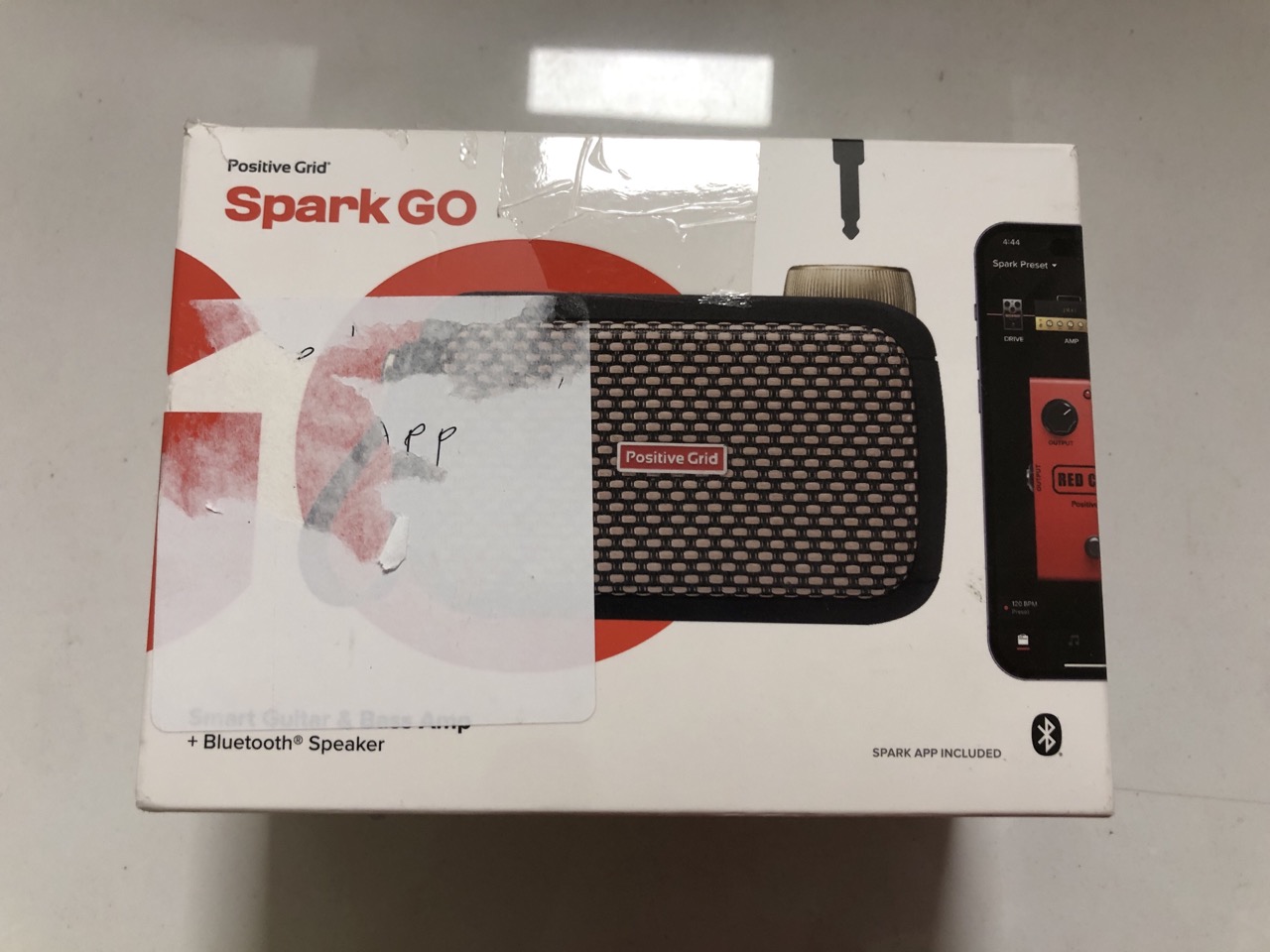 Lot 285  
            Edinburgh SR34 - Delivery Only 

                
POSITIVE GRID SPARK GO 5W ULTRA-PORTABLE SMART GUITAR AMP, HEADPHONE AMP & BLUETO...