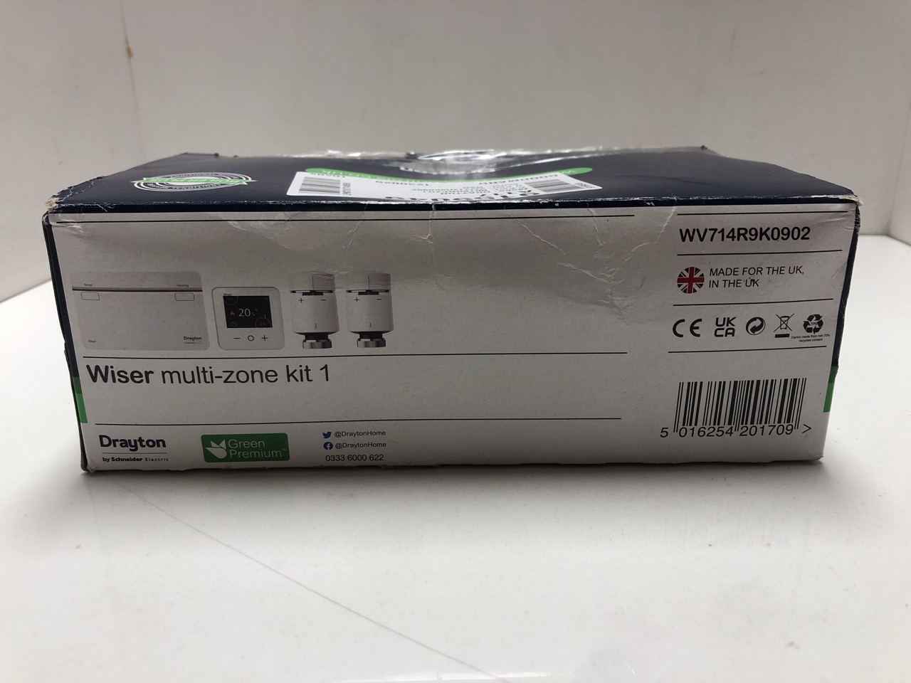 Lot 294  
            Edinburgh SR34 - Delivery Only 

                
DRAYTON BY SCHNEIDER ELECTRIC MULTI-ZONE SMART THERMOSTAT AND 2 SMART RADIATOR TH...