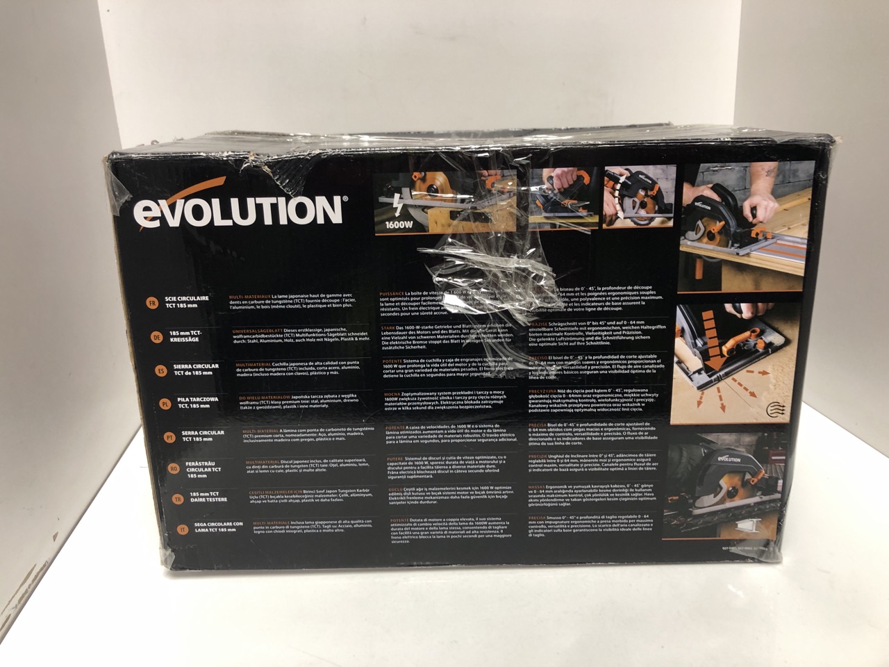 Lot 310  
            Edinburgh SR34 - Delivery Only 

                
EVOLUTION POWER TOOLS R185CCSX CIRCULAR SAW WITH 1020 MM 3-PIECE TRACK | MULTI-MA...