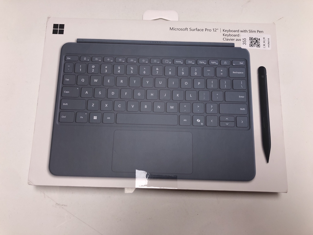 Lot 355  
            Edinburgh SR34 - Delivery Only 

                
MICROSOFT SURFACE PRO 12-INCH KEYBOARD WITH SLIM PEN | COMPATIBLE WITH SURFACE PR...
