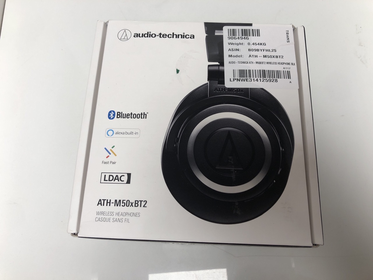Lot 367  
            Edinburgh SR34 - Delivery Only 

                
AUDIO TECHNICA BLUETOOTH WIRELESS HEADSET: LOCATION - D