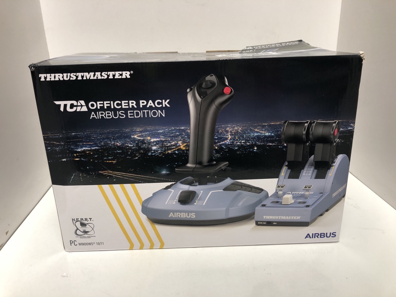 Lot 373  
            Edinburgh SR34 - Delivery Only 

                
THRUSTMASTER TCA OFFICER PACK AIRBUS EDITION - COMPREHENSIVE FLIGHT CONTROL SYSTE...