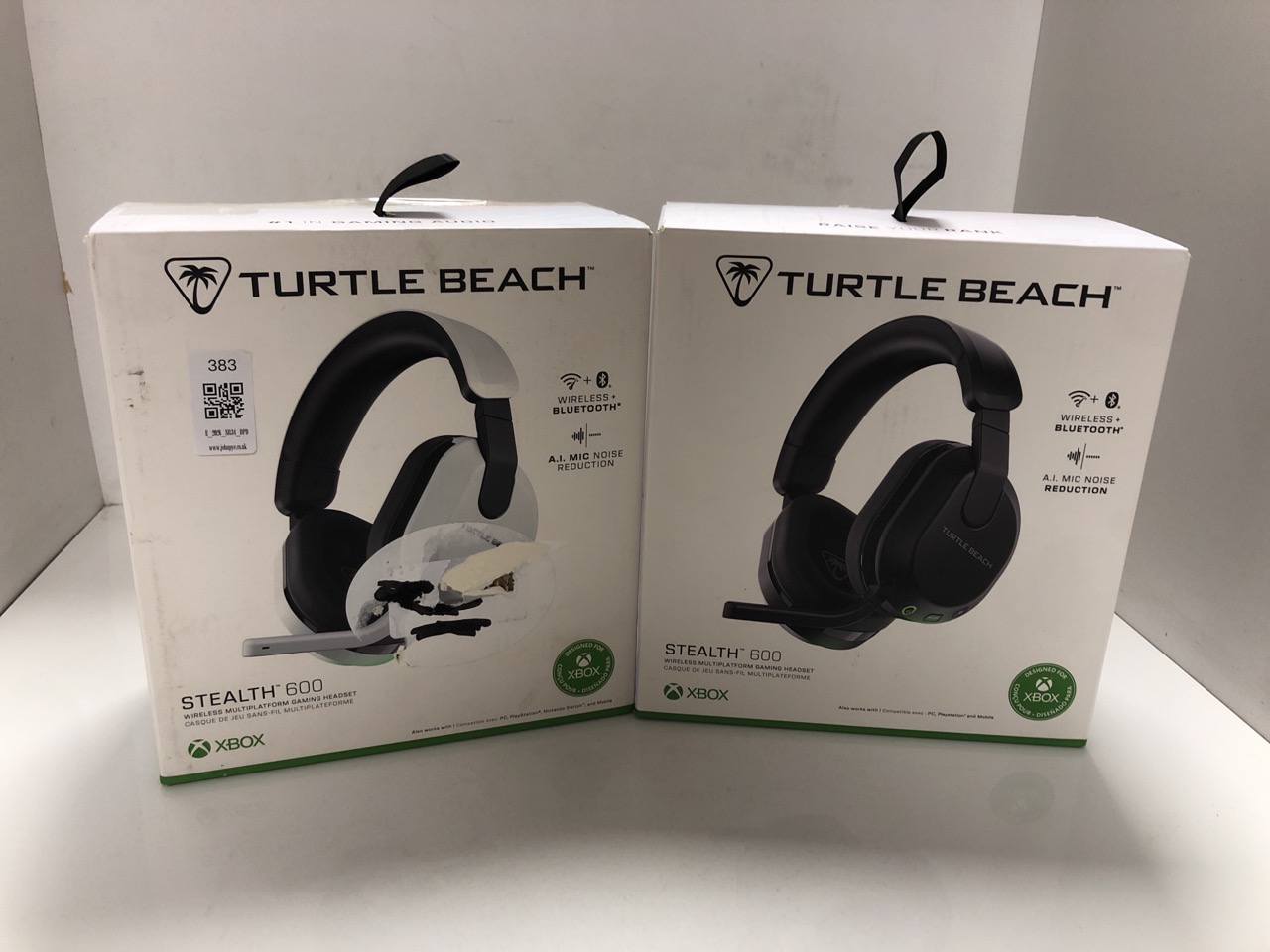 Lot 383  
            Edinburgh SR34 - Delivery Only 

                
TURTLE BEACH STEALTH 600 WHITE WIRELESS MULTIPLATFORM AMPLIFIED GAMING HEADSET FO...
