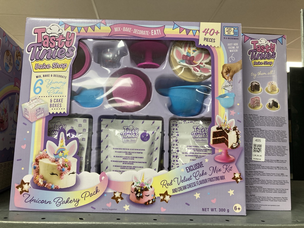 Lot 405  
            Edinburgh SR34 - Delivery Only 

                
6 X TASTY TINIES BAKE SHOP CAKE MIX - UNICORN PARTY PACK | INCLUDES 40+ PIECES FO...