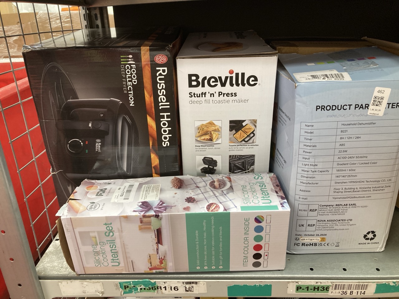 Lot 462  
            Edinburgh SR34 - Delivery Only 

                
QUANTITY OF KITCHEN & APPLIANCES ITEMS TO INCLUDE BREVILLE STUFF 'N' PRESS DEEP F...