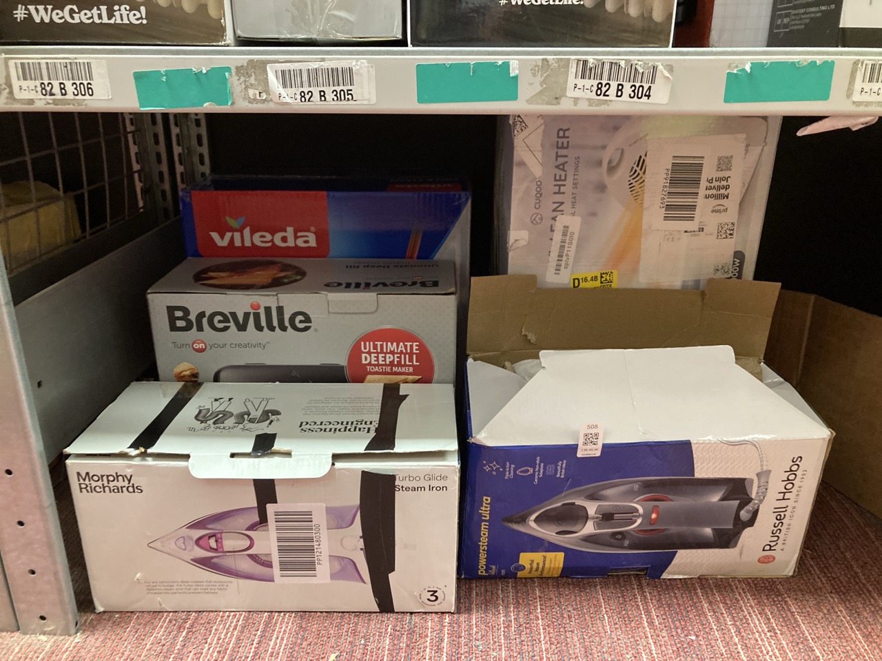 Lot 508  
            Edinburgh SR34 - Delivery Only 

                
QUANTITY OF KITCHEN & APPLIANCES ITEMS TO INCLUDE BREVILLE ULTIMATE DEEP FILL TOA...