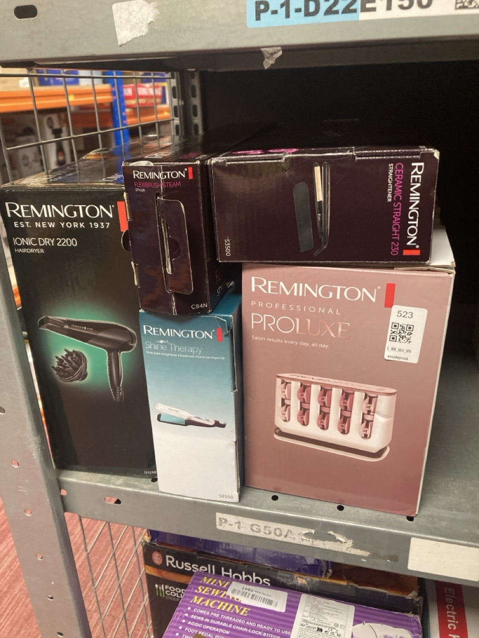 Lot 523  
            Edinburgh SR34 - Delivery Only 

                
QUANTITY OF HEALTH & BEAUTY ITEMS TO INCLUDE REMINGTON CERAMIC HAIR STRAIGHTENER ...