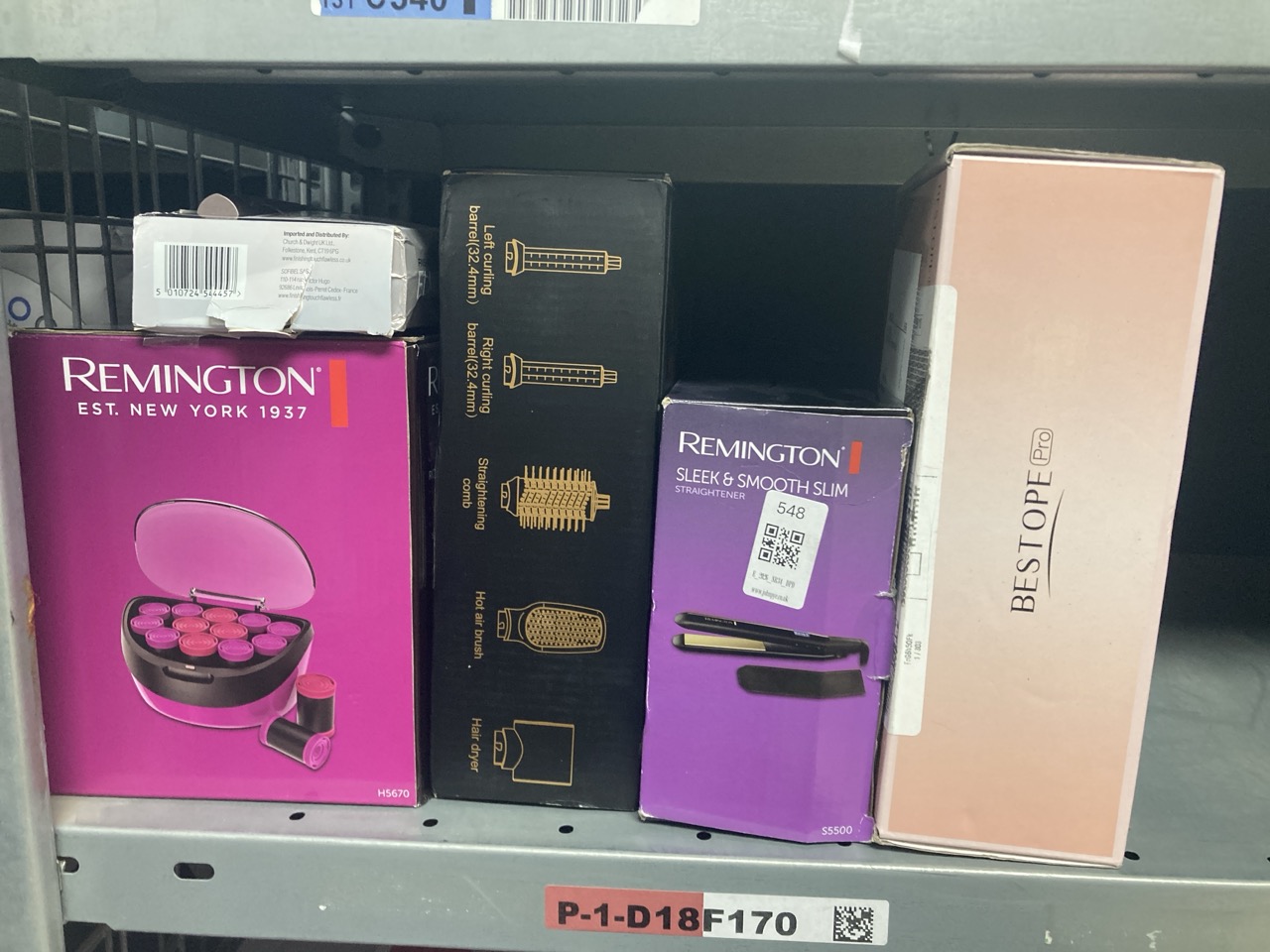 Lot 548  
            Edinburgh SR34 - Delivery Only 

                
QUANTITY OF HEALTH & BEAUTY ITEMS TO INCLUDE REMINGTON HAIR STRAIGHTENER, ADVANCE...