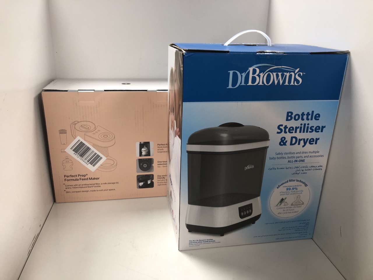 Lot 634  
            Edinburgh SR34 - Delivery Only 

                
DR. BROWN'S ALL-IN-ONE STERILISER AND DRYER FOR BABY BOTTLES, PARTS & OTHER NEWBO...