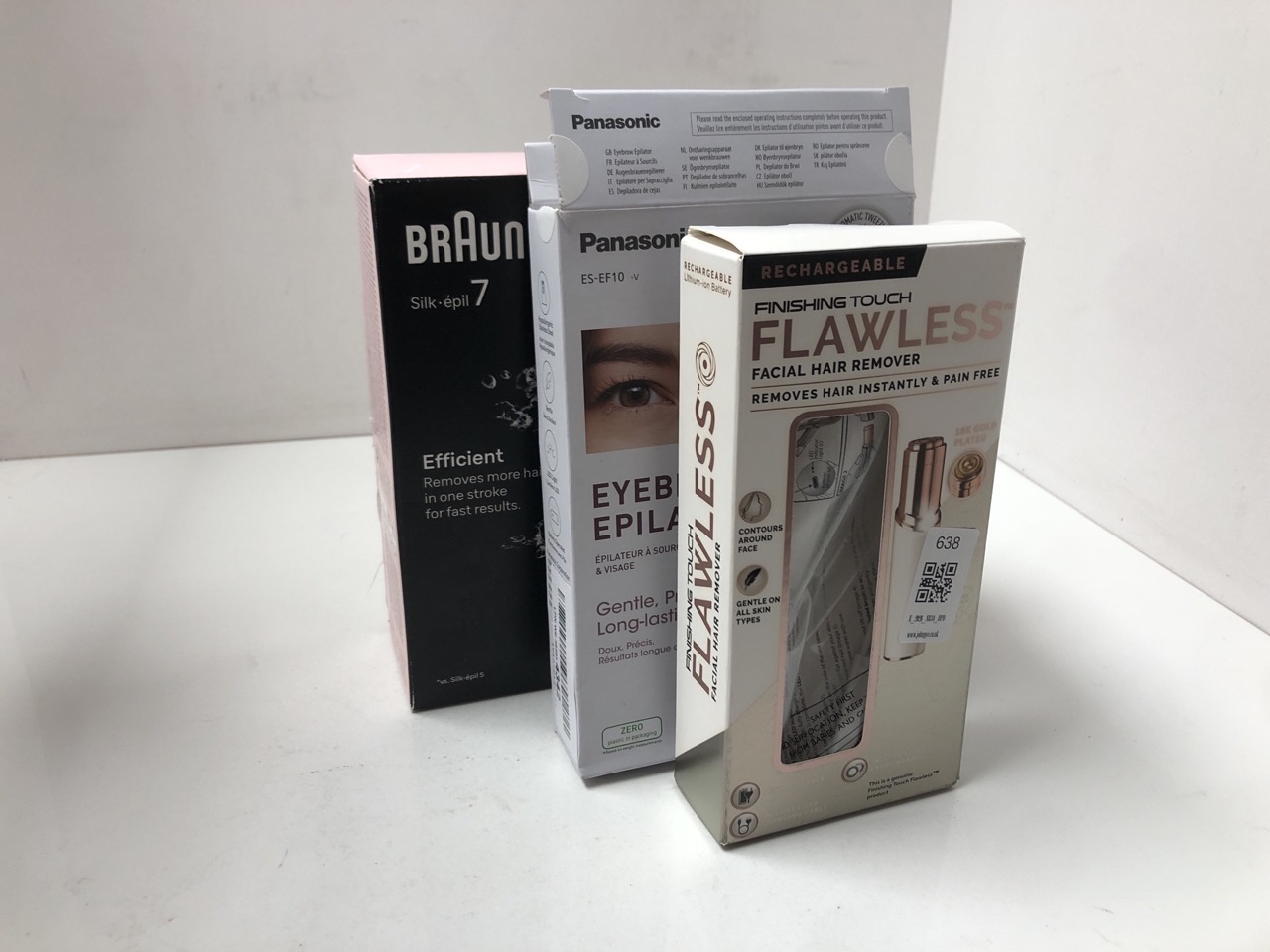 Lot 638  
            Edinburgh SR34 - Delivery Only 

                
QUANTITY OF HEALTH & BEAUTY ITEMS TO INCLUDE FINISHING TOUCH FLAWLESS NEXT GENERA...