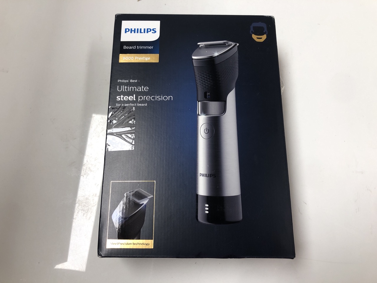Lot 639  
            Edinburgh SR34 - Delivery Only 

                
PHILIPS BEARD TRIMMER 9000 SERIES, LIFT & TRIM PRO SYSTEM, SILVER, WHICH BEST BUY...