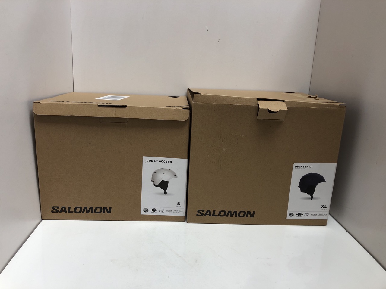 Lot 64  
            Edinburgh SR34 - Delivery Only 

                
SALOMON ICON LT ACCESS WOMEN'S HELMET SKI SNOWBOARD + SALOMON PIONEER LT HELMET M...