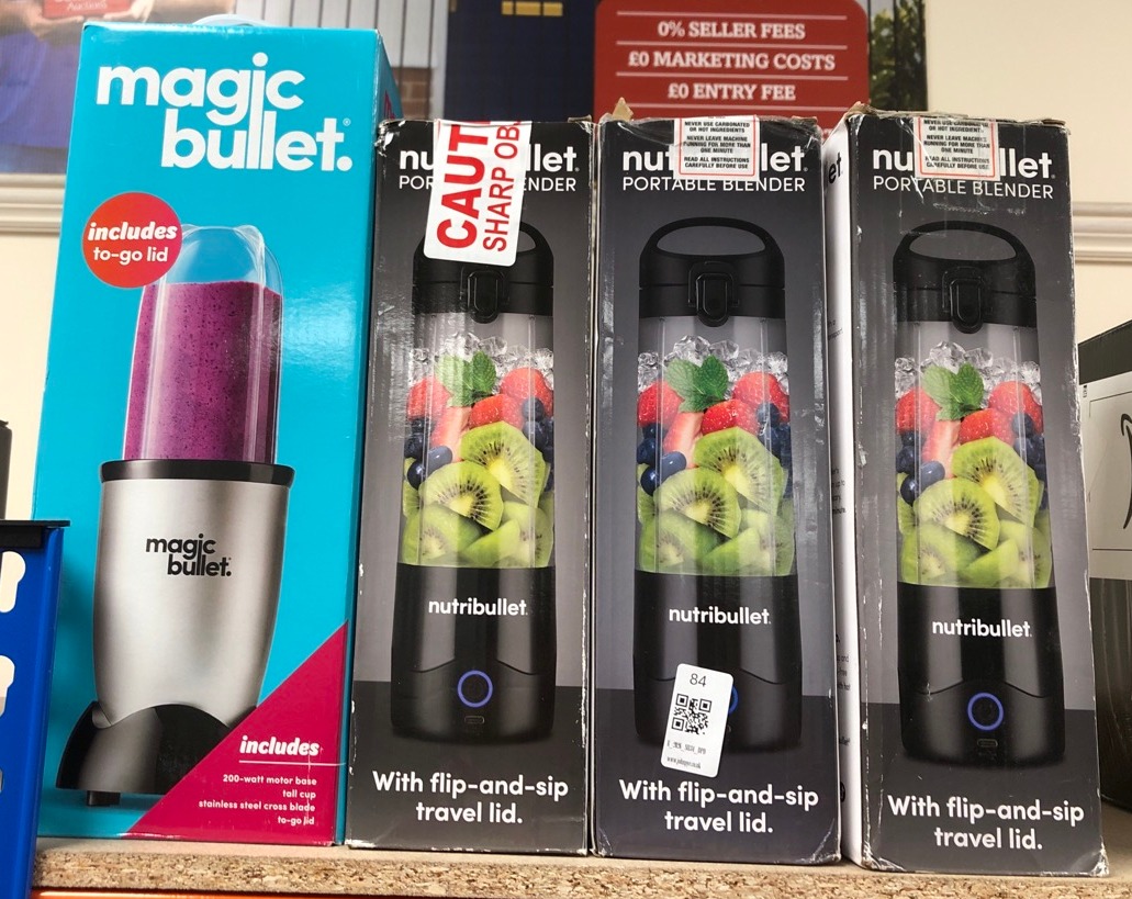 Lot 84  
            Edinburgh SR34 - Delivery Only 

                
QUANTITY OF KITCHEN & APPLIANCES ITEMS TO INCLUDE NUTRIBULLET PORTABLE BLENDER IN...