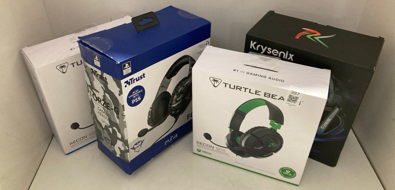 Lot 397  
            Edinburgh SR33 - Delivery Only 

                
QUANTITY OF TECH & GAMING ITEMS TO INCLUDE TRUST GAMING GXT 488 FORZE-G [OFFICIAL...