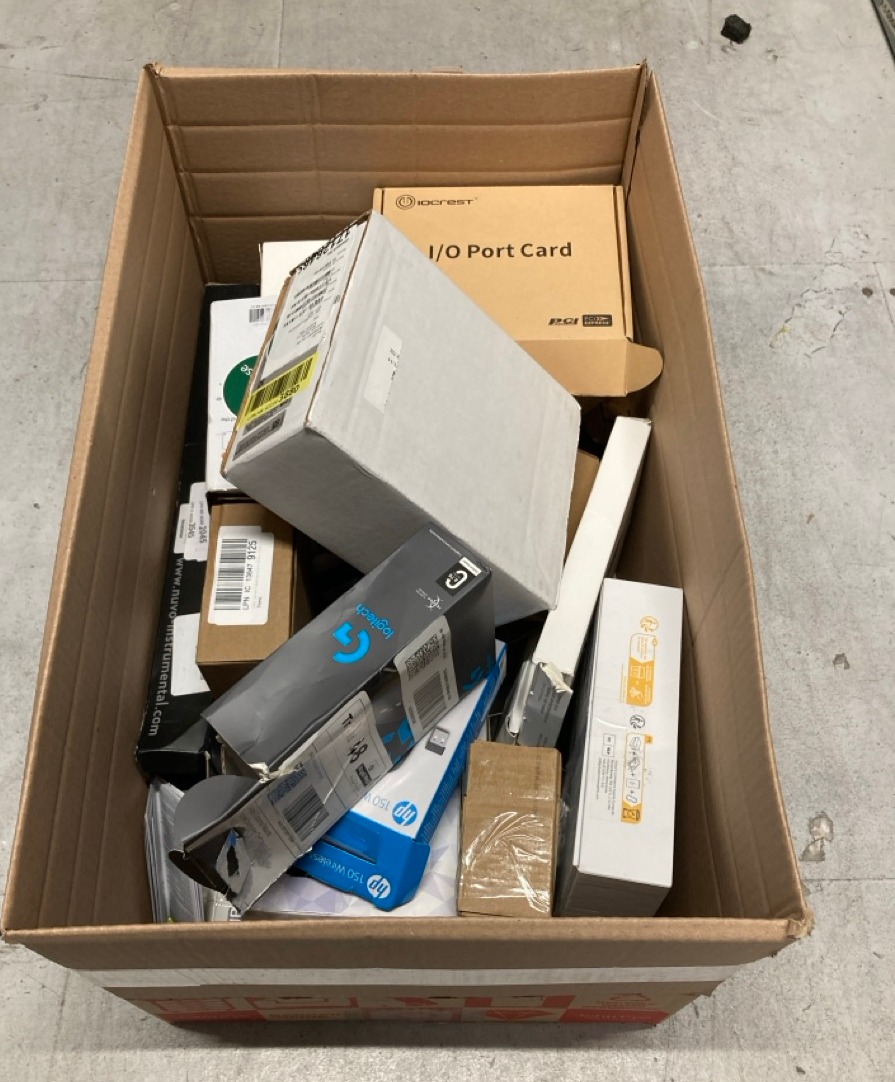 Lot 416  
            Edinburgh SR33 - Delivery Only 

                
QUANTITY OF TECH & GAMING ITEMS TO INCLUDE HP 150 WIRELESS MOUSE |1600 DPI OPTICA...