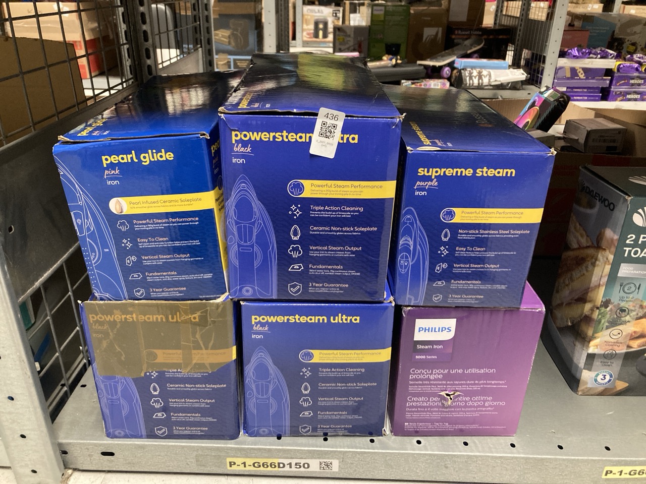 Lot 436  
            Edinburgh SR33 - Delivery Only 

                
QUANTITY OF KITCHEN & APPLIANCES ITEMS TO INCLUDE RUSSELL HOBBS STEAM IRON [3100W...