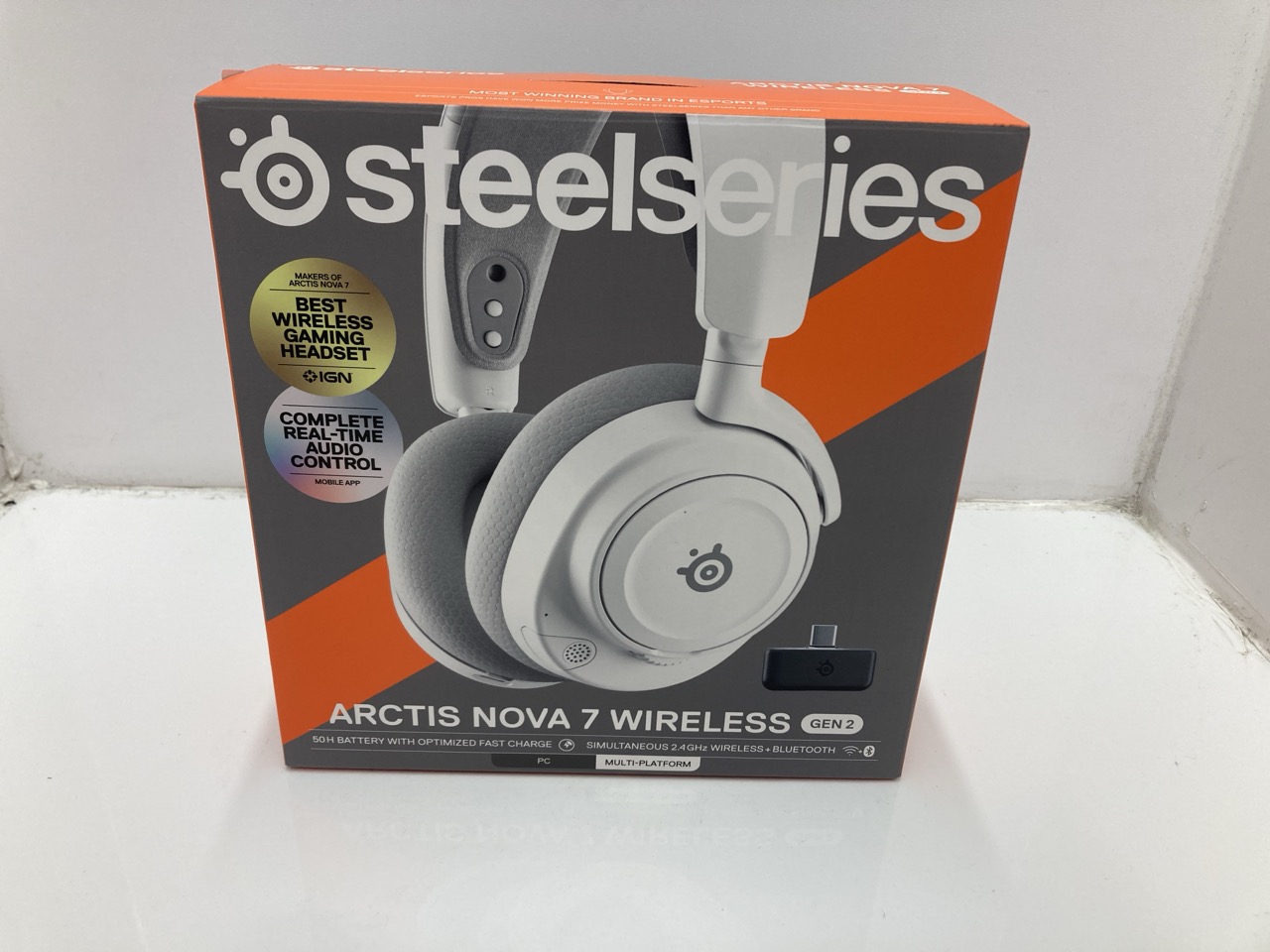 Lot 44  
            Edinburgh SR33 - Delivery Only 

                
STEELSERIES ARCTIS NOVA 7 WIRELESS GEN 2 - WIRELESS GAMING HEADSET FOR PC - COMPA...