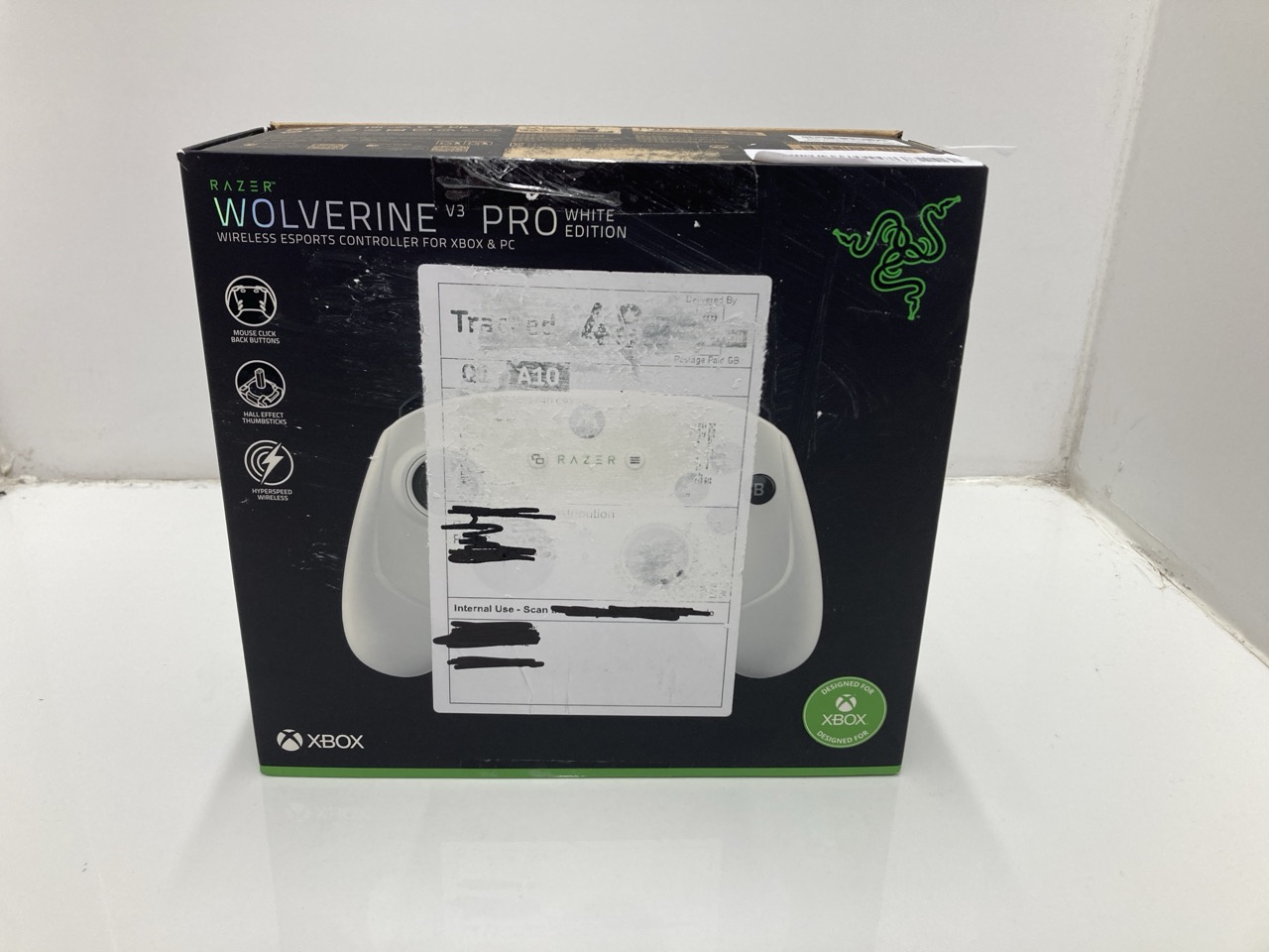 Lot 48  
            Edinburgh SR33 - Delivery Only 

                
RAZER WOLVERINE V3 PRO - WIRELESS ESPORTS CONTROLLER FOR XBOX & PC (HYPERSPEED WI...