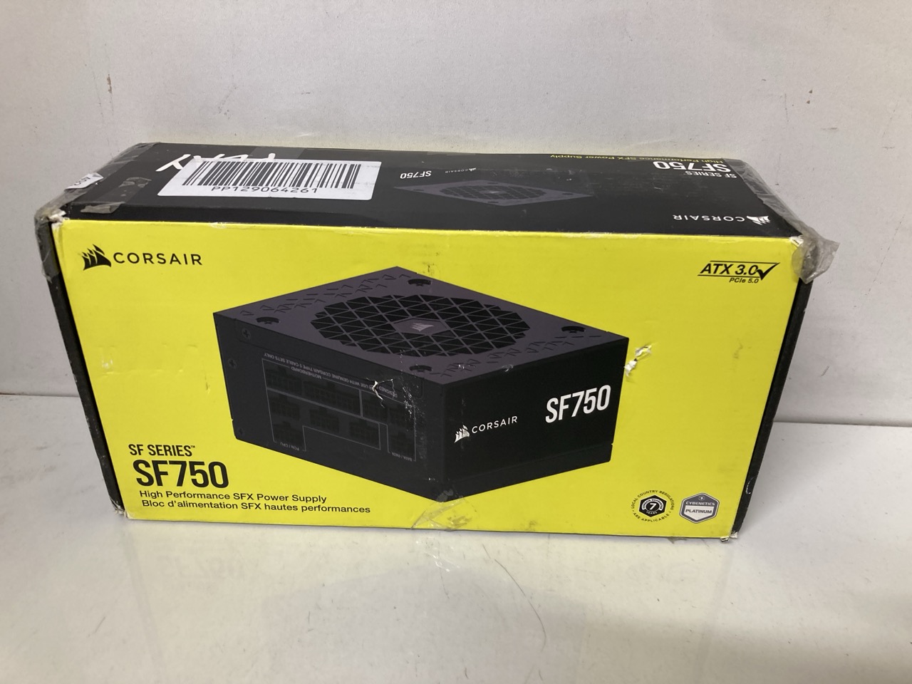 Lot 493  
            Edinburgh SR33 - Delivery Only 

                
CORSAIR SF750 (2024) FULLY MODULAR LOW NOISE 80 PLUS PLATINUM ATX POWER SUPPLY – ...
