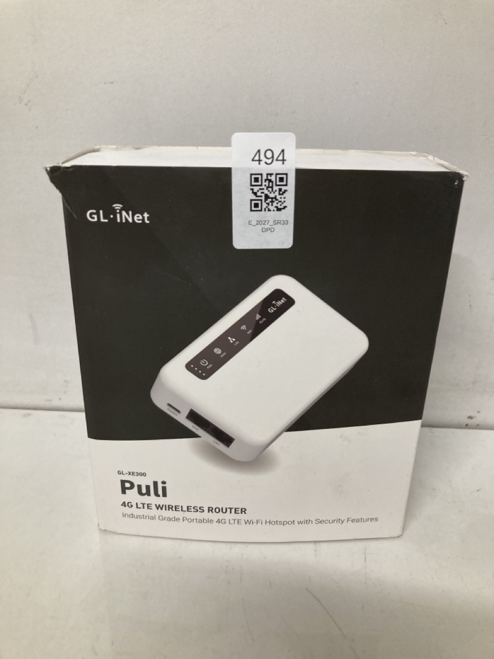Lot 494  
            Edinburgh SR33 - Delivery Only 

                
PULI 4G WIRELESS ROUTER INDUSTRIAL GRADE PORTABLE 4G LTE WIFI HOTSPOT : LOCATION - G