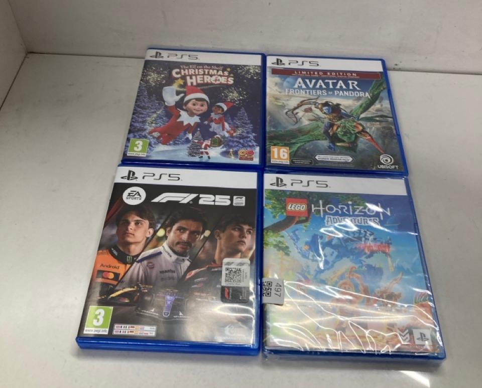 Lot 497  
            Edinburgh SR33 - Delivery Only 

                
QUANTITY OF TECH & GAMING ITEMS TO INCLUDE F1 25 STANDARD EDITION PS5 | VIDEOGAME...