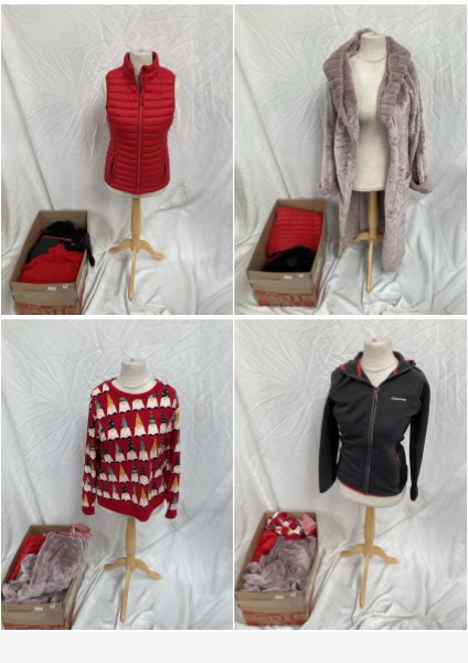 Lot 110  
            Edinburgh SR33 - Delivery Only 

                
1 BOX OF LADIES CLOTHING TO INCLUDE BLACK HOODED FLEECE SIZE UK 8: LOCATION - B RACK