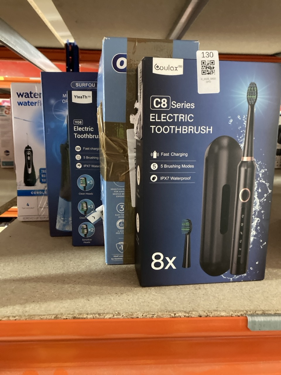 Lot 130  
            Edinburgh SR33 - Delivery Only 

                
QUANTITY OF HEALTH & BEAUTY ITEMS TO INCLUDE SONIC ELECTRIC TOOTHBRUSH FOR ADULTS...