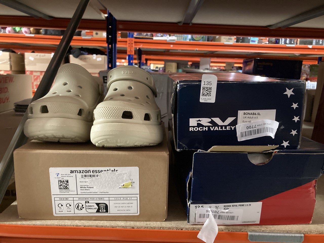 Lot 135  
            Edinburgh SR33 - Delivery Only 

                
QUANTITY OF ADULT FOOTWEAR TO INCLUDE ROCH VALLEY BONA LADIES' BALLROOM SHOES SIZ...