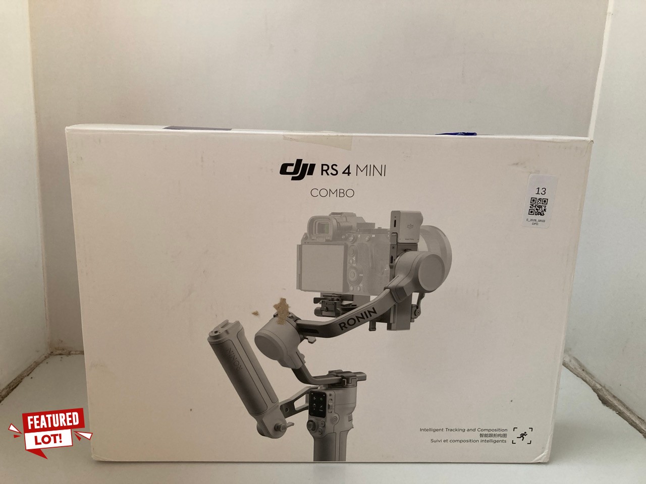 Lot 13  
            Edinburgh SR33 - Delivery Only 

                
DJI RS 4 MINI HANDHELD GIMBAL STABILIZER: LOCATION - TOP 50