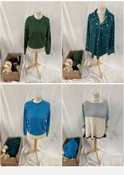 Lot 145  
            Edinburgh SR33 - Delivery Only 

                
1 BOX OF LADIES CLOTHING TO INCLUDE GREEN JUMPER SIZE S: LOCATION - B RACK
