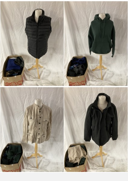 Lot 165  
            Edinburgh SR33 - Delivery Only 

                
1 BOX OF CLOTHING TO INCLUDE OUTDOOR SPORT JACKET SIZE XL: LOCATION - B RACK