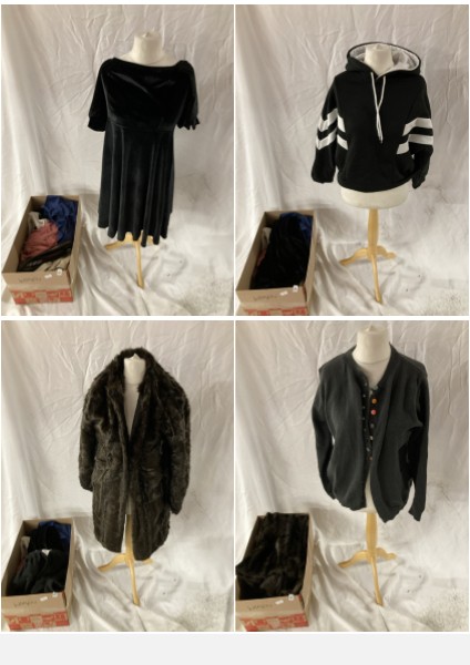 Lot 166  
            Edinburgh SR33 - Delivery Only 

                
1 BOX OF LADIES CLOTHING TO INCLUDE ATMOSPHERE BLACK SKIRT SIZE UK 14: LOCATION -...