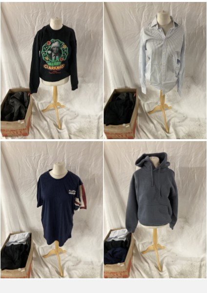 Lot 168  
            Edinburgh SR33 - Delivery Only 

                
1 BOX OF MENS CLOTHING TO INCLUDE PULL & BEAR HOODIE SIZE S: LOCATION - B RACK