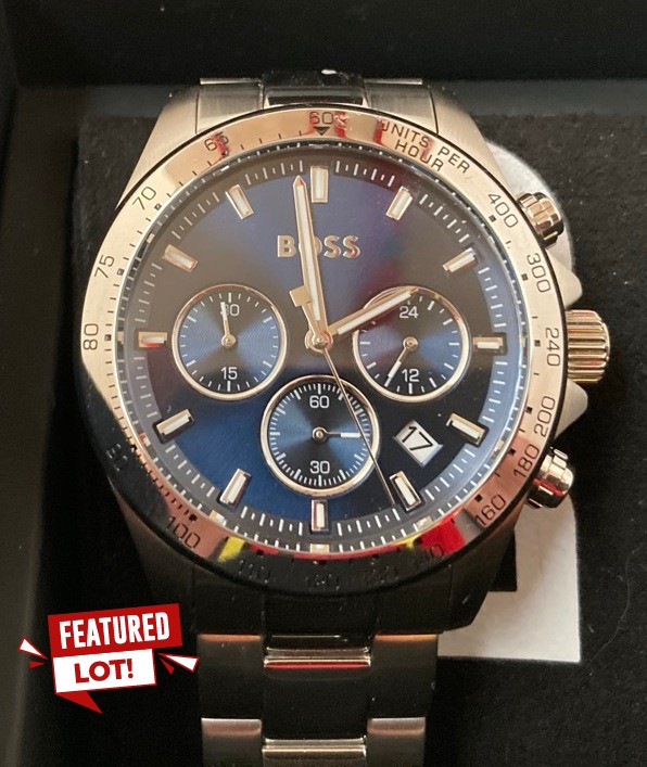 Lot 16  
            Edinburgh SR33 - Delivery Only 

                
BOSS MEN'S CHRONOGRAPH QUARTZ WATCH: LOCATION - TOP 50
