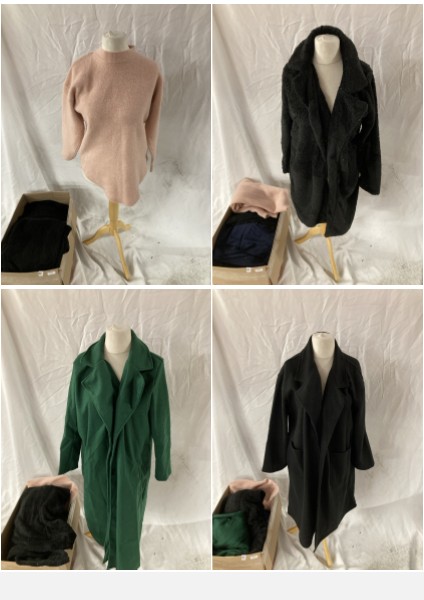 Lot 171  
            Edinburgh SR33 - Delivery Only 

                
1 BOX OF LADIES CLOTHING TO INCLUDE BLACK COAT SIZE 4: LOCATION - B RACK