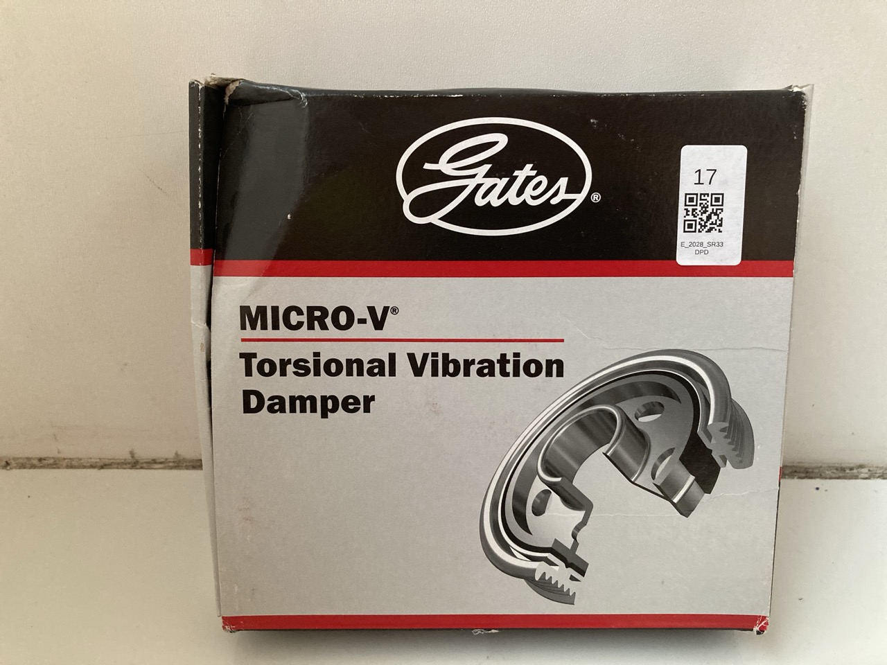Lot 17  
            Edinburgh SR33 - Delivery Only 

                
GATES TORSIONAL VIBRATION DAMPER TVD1163.: LOCATION - TOP 50
