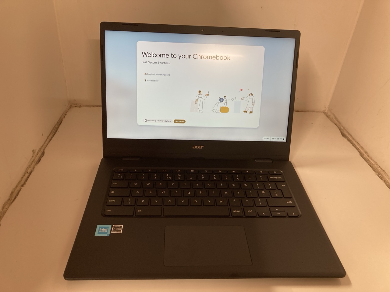 Lot 220  
            Edinburgh SR33 - Delivery Only 

                
ACER CHROMEBOOK 314 64GB LAPTOP: MODEL NO CBOA314-1H-C76H. INTEL CELERON N4500, 4...