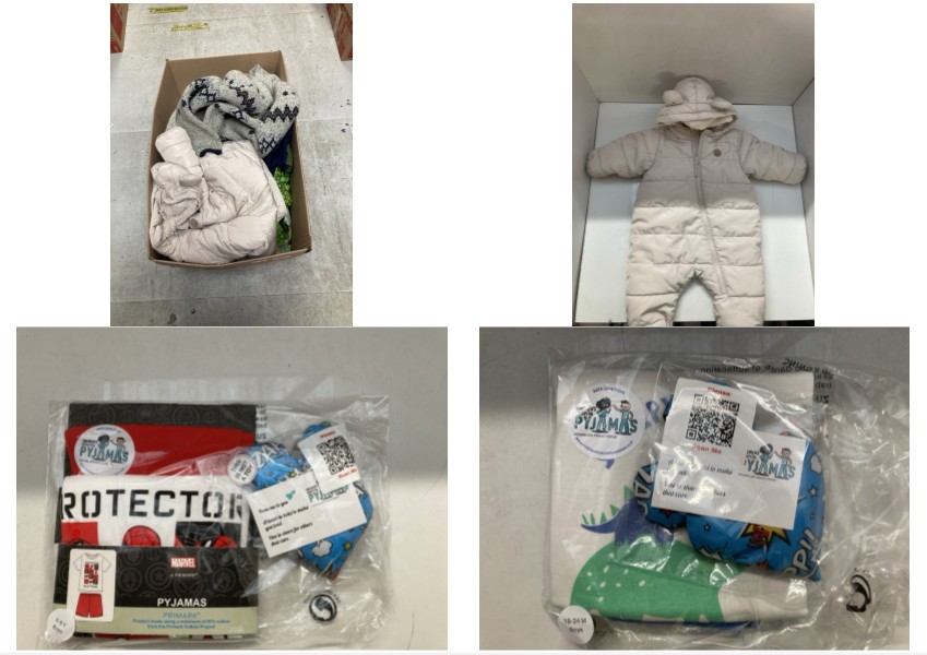 Lot 230  
            Edinburgh SR33 - Delivery Only 

                
QUANTITY OF KIDS CLOTHING TO INCLUDE HEIRLOOM CARDIGAN AGE 5 YEARS: LOCATION - C ...